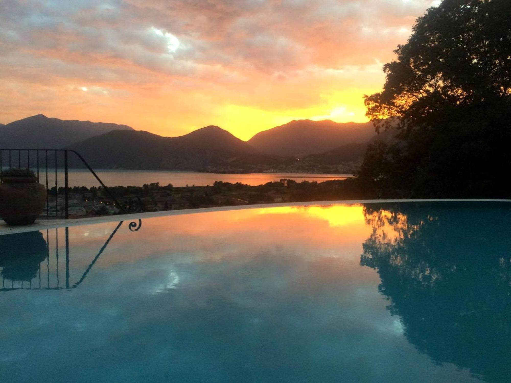 Villa In Pisogne With Pool Garden And Lake View Buitenkant foto